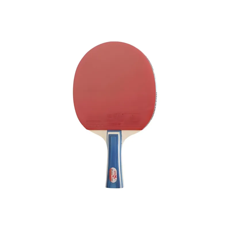 DOUBLEFISH Ping Pong Paddles Kids' All Wood Black Red-1