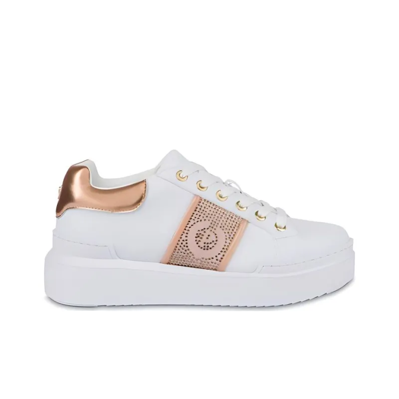 Pollini Carrie Skateboard Shoes Women's White-1