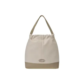 Emis Cotton And Polyurethane Bucket Bag Handbag Shoulder Bag Unisex Pink