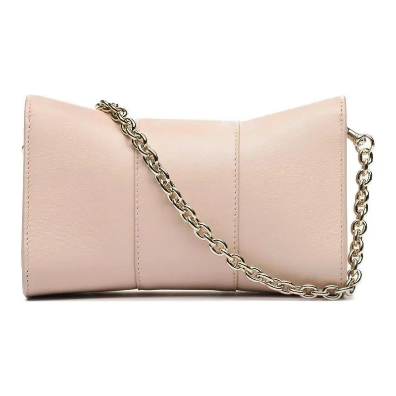 Furla Metropolis Collection Leather Shoulder Bag Crossbody Bag Mini Women's Light Pink-4
