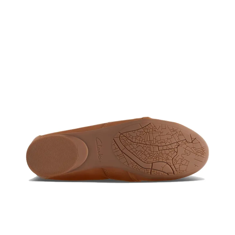 Clarks Rena Way Casual Single Shoes 1.5cm Women's Tan-5