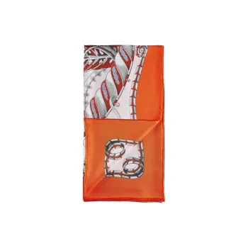 Ferragamo Graphic Printed Square Scarf