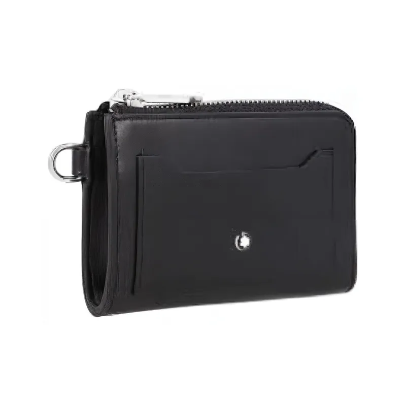 MONTBLANC Meisterstuck Full-grain Calf Leather Key Pouch Men's Black-1