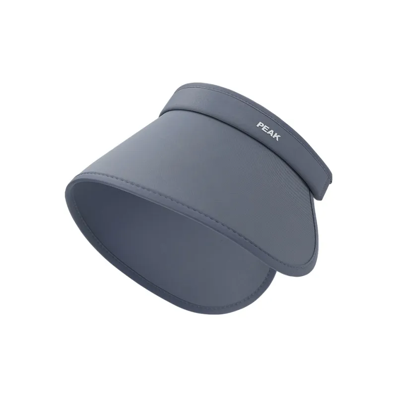 PEAK Polyester Elastane Sun Protection Hats Unisex Black Skin Gray-1