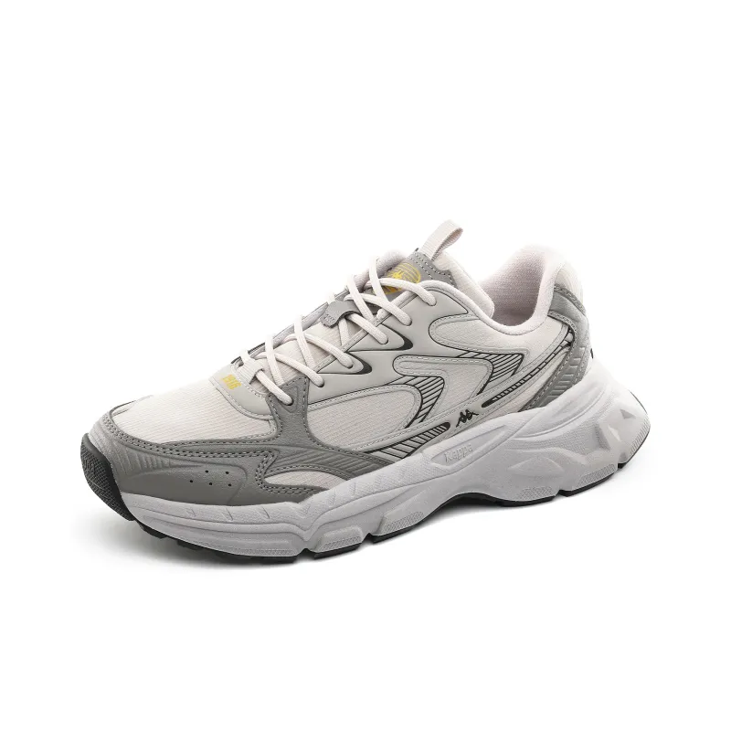 Kappa Anti Slip And Wear Resistant Breathable Low Top Running Shoes Unisex Gray-2