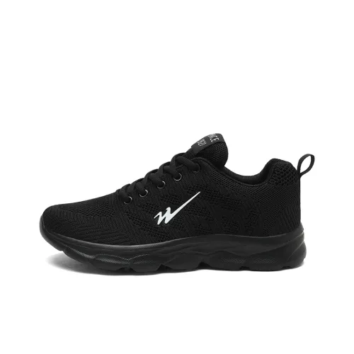 DOUBLE STAR 88 Breathable And Lightweight Low Top Running Shoes Women's Black