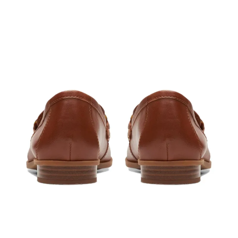 Clarks Sarafyna Iris Loafers 2cm Women's Tan-3