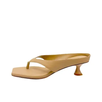 STUDIO AMELIA Flip Flops 5cm Women's Light Brown