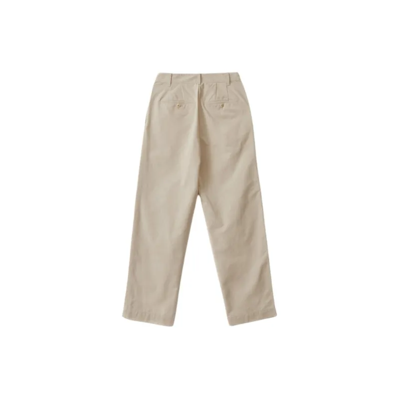 NOTHING WRITTEN Marta Double Tuck Pants Casual Pants Women's Light Beige/Light Beige-1