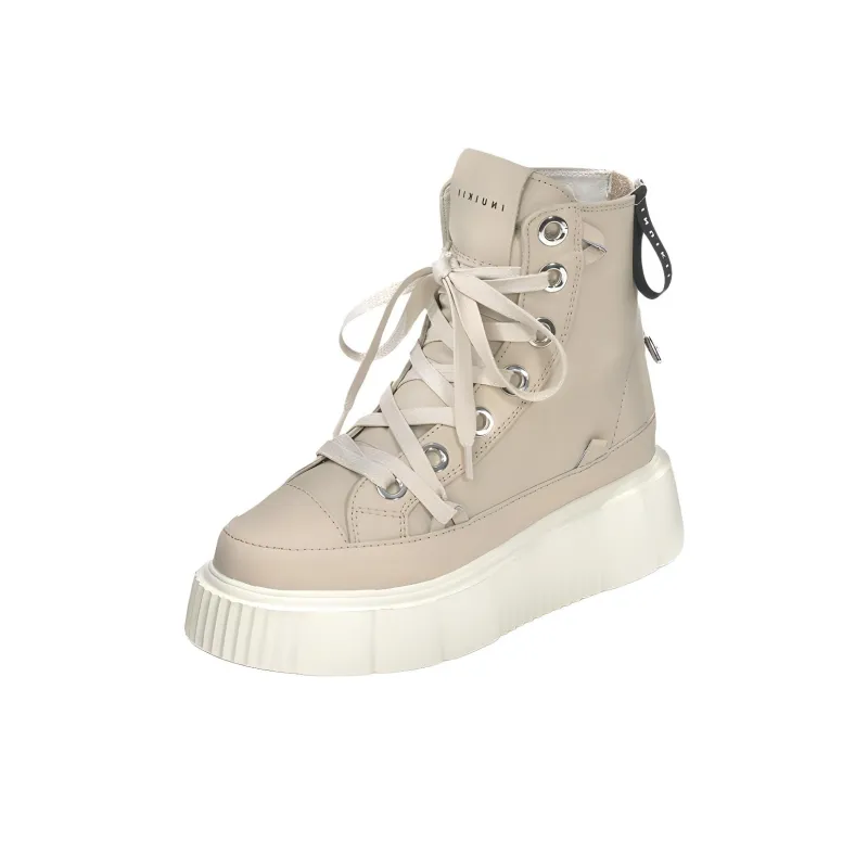 Inuikii Skateboard Shoes Women's Light Brown-2