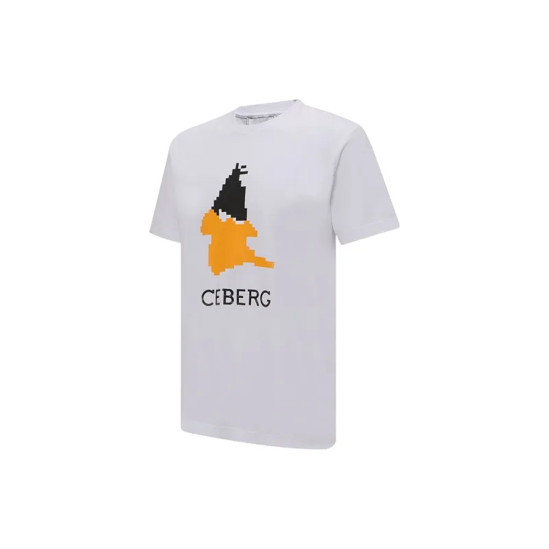 Iceberg Pixelated Daffy Duck Institutional Logo T Shirt-2