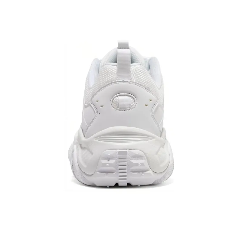 Skechers Sport Cushioning Anti Slip And Wear Resistant Support Low Top Chunky Sneakers Men's White-4