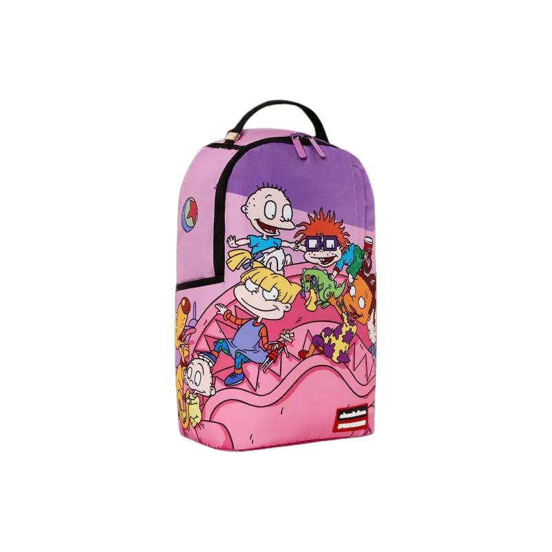 SPRAYGROUND Polyester Backpack Unisex Pink Purple-2