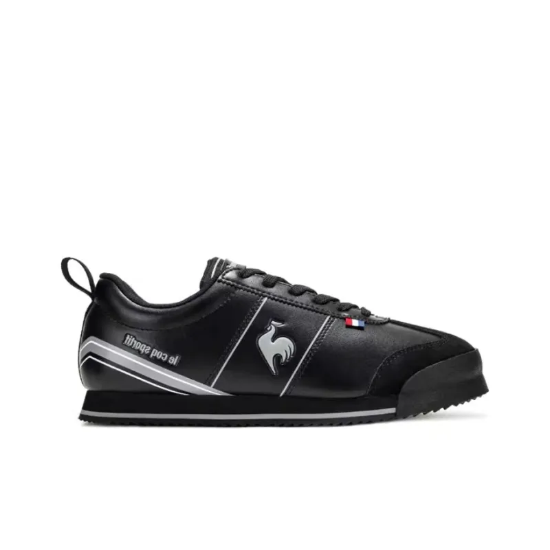 Le Coq Sportif Anti Slip Wear Resistant Low Top Casual Shoes Men's Black-1
