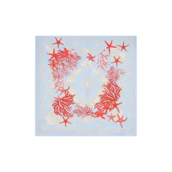 VERSACE Barocco Sea Silk Foulard