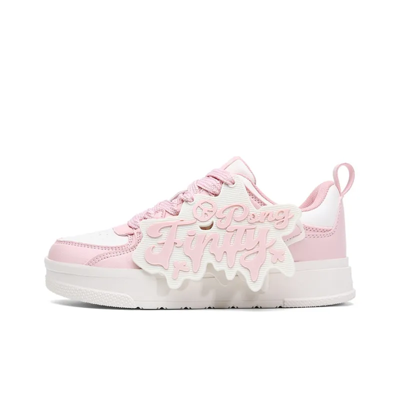 PONGFINITY Low-Top Skateboard Shoes Unisex Ecru-17