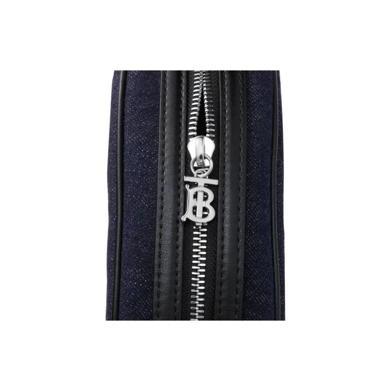 Burberry Denim Camera Bag, Shoulder Bag, Crossbody Bag, Kids' Bag Kids' Dark Blue-7