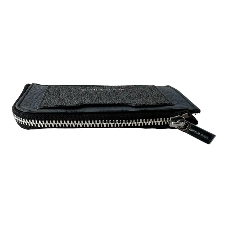 MICHAEL KORS MK Cooper Leather Wallet Medium Size Men's Navy Blue & Black-6
