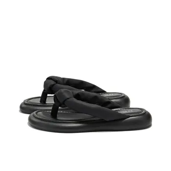 La Chapelle Rubber Sole Abrasion Resistant Slip Resistant Flip Flops Women's