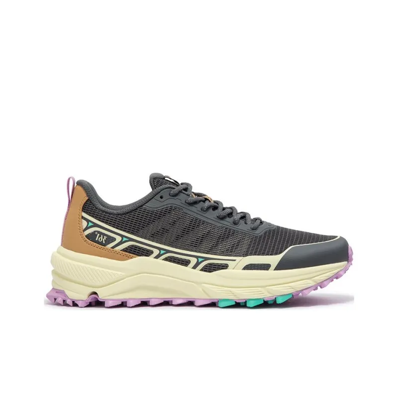 361° Anti-Slip Wear-Resistant Low-Top Running Shoes Men's Gray Beige-1