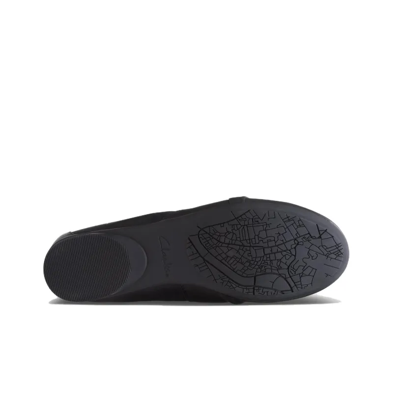 Clarks Rena Way Casual Single Shoes 1.5cm Women's Black-5