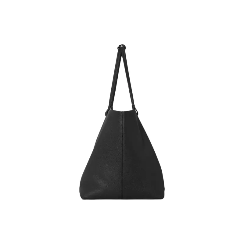 THE ROW Park Tote Grained Calfskin Tote Bag, Shopping Bag, Shoulder Bag, Handbag Extra Large Women's Black-1