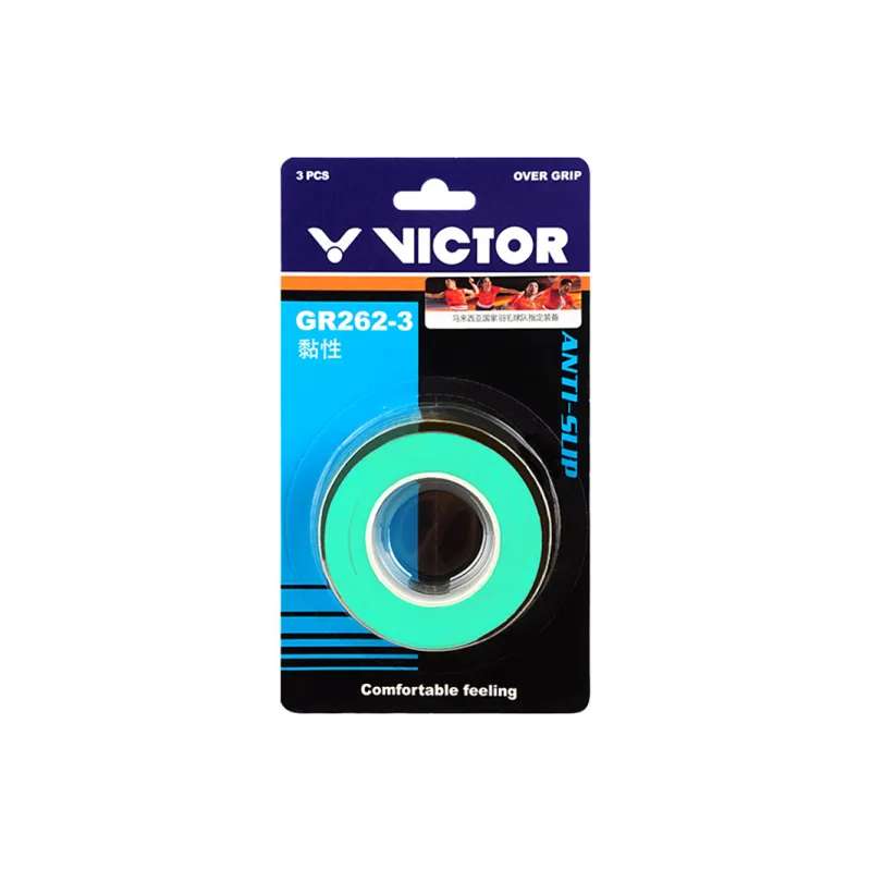 VICTOR Badminton Grip Tape Polyurethane Badminton Racket Thin 3 Pack-2