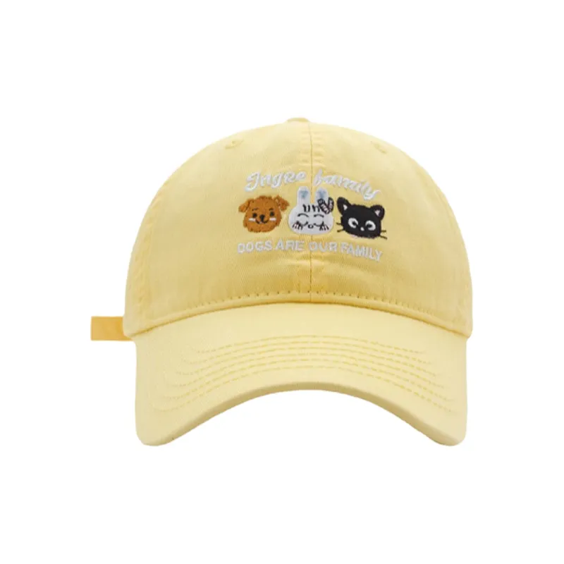 FILES Cotton Baseball Caps Women's-5
