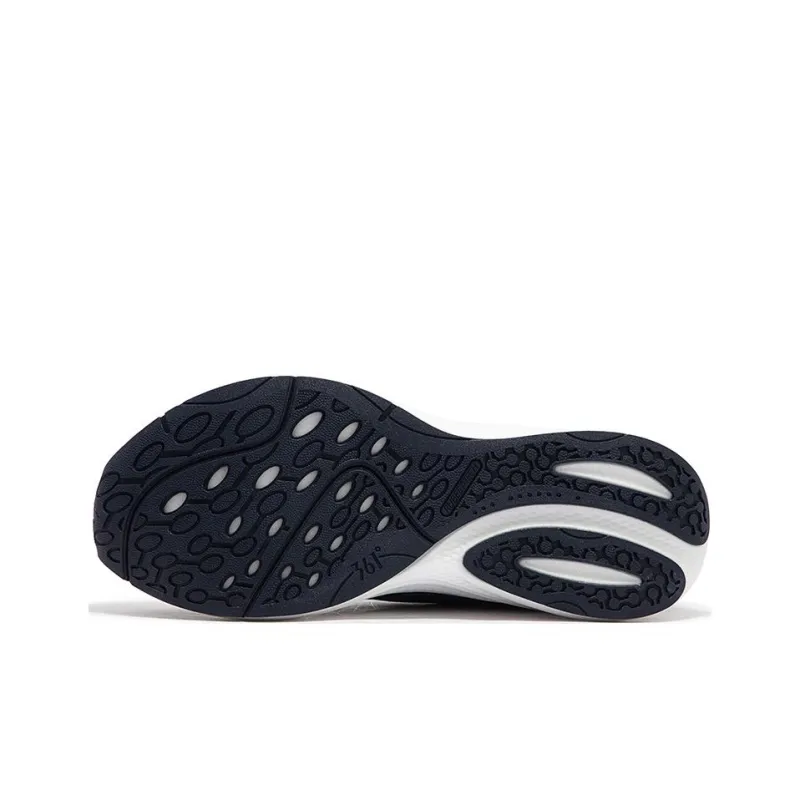 361° Cushioning Wear-Resistant Low-Top Casual Running Shoes Men's Black Blue White-4