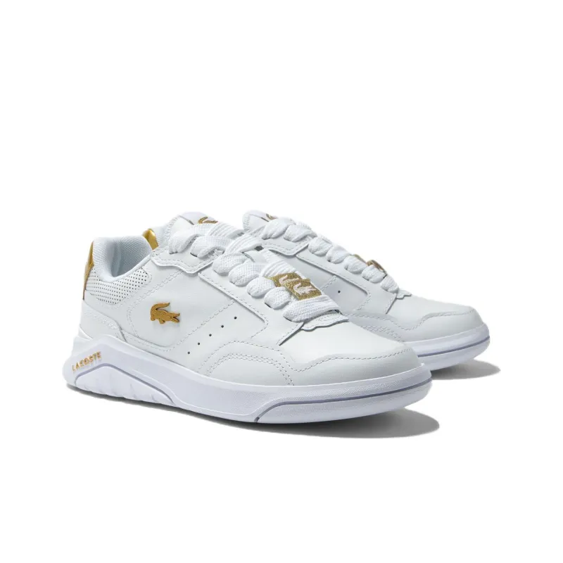 LACOSTE Game Advance Low-Top Skateboard Shoes Women's White-2