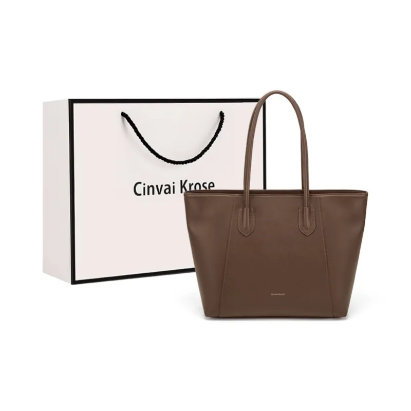 Simvay Clos Cow Leather With Synthetic Leather Shoulder Bag Tote Bag Shoulder Bag Regular Women's-5
