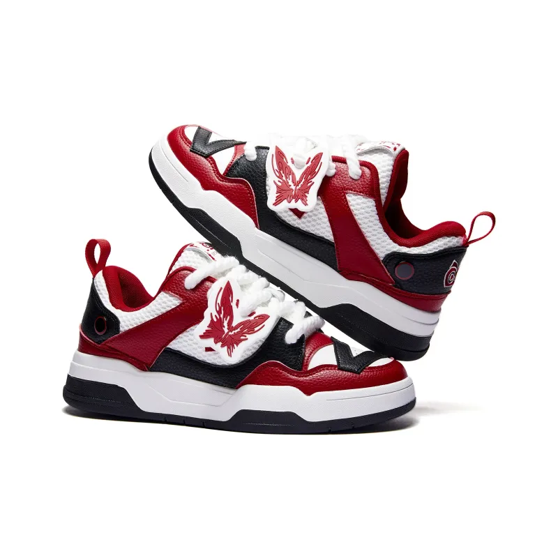 RIFUGIO VO' Butterfly Shoes Height Increasing Low-Top Skateboard Shoes Unisex-10