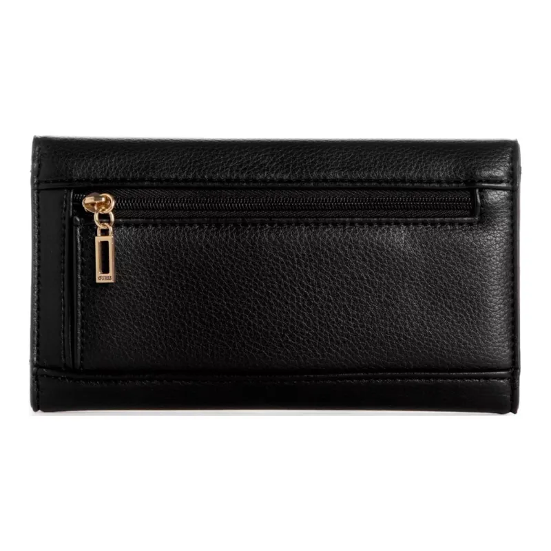 GUESS Faux Leather Artificial Leather Wallets Clutches Regular Women's Black-2