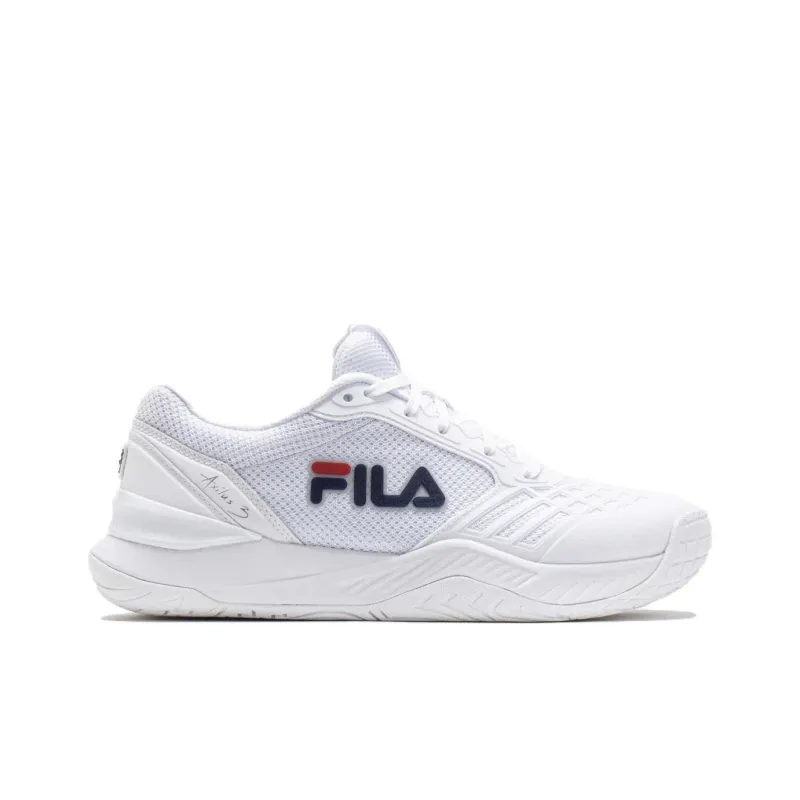 FILA Anti-Slip Wear-Resistant Low-Top Tennis Shoes Women's White-1
