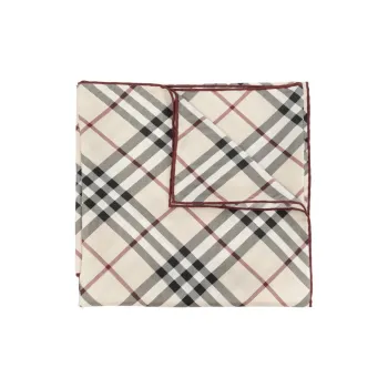 Burberry Silk Silk Scarves Unisex White