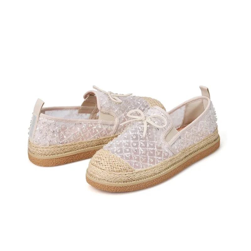 Joy&Mario Espadrilles Women's Black/Gold/Ecru-20