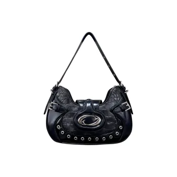 CULTIVATOR PU Eco Friendly Leather Handbag, Shoulder Bag Medium Size Women's Black