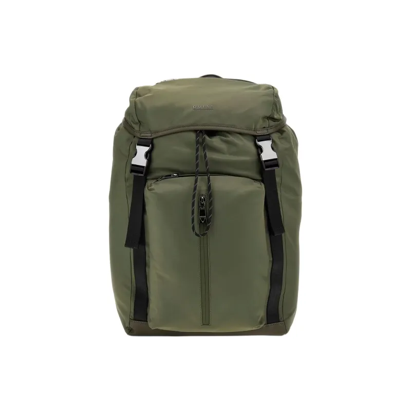 GUESS Nylon Backpack Men's Green-0