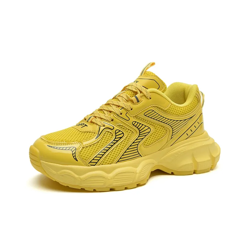 12345 Anti-Slip Wear-Resistant Breathable Height Increasing Low-Top Chunky Sneakers Men's-11