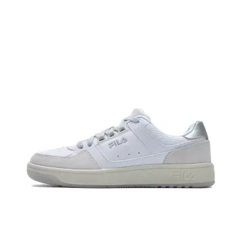 FILA Targa Anti Slip Wear Resistant Low Top Skateboard Shoes Women's Bright White