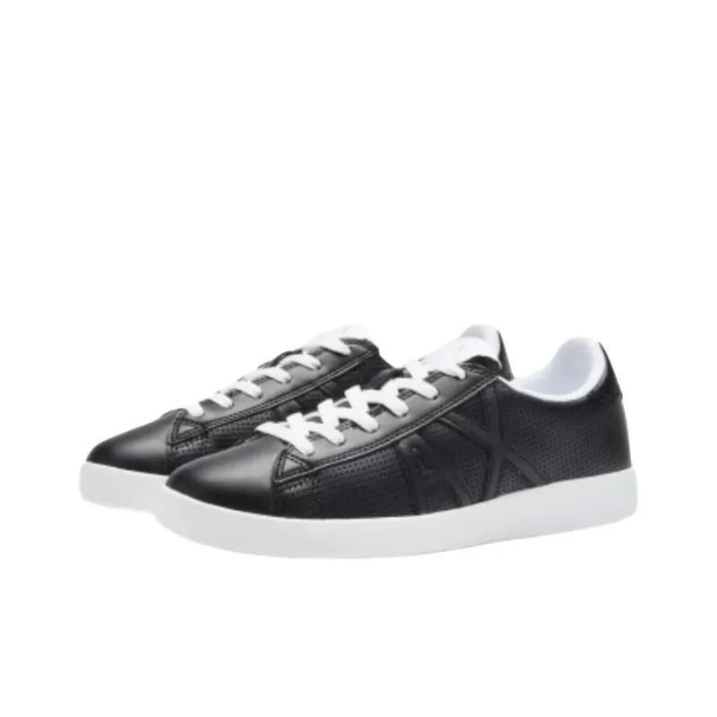 EMPORIO ARMANI Skateboard Shoes Men's Black-2
