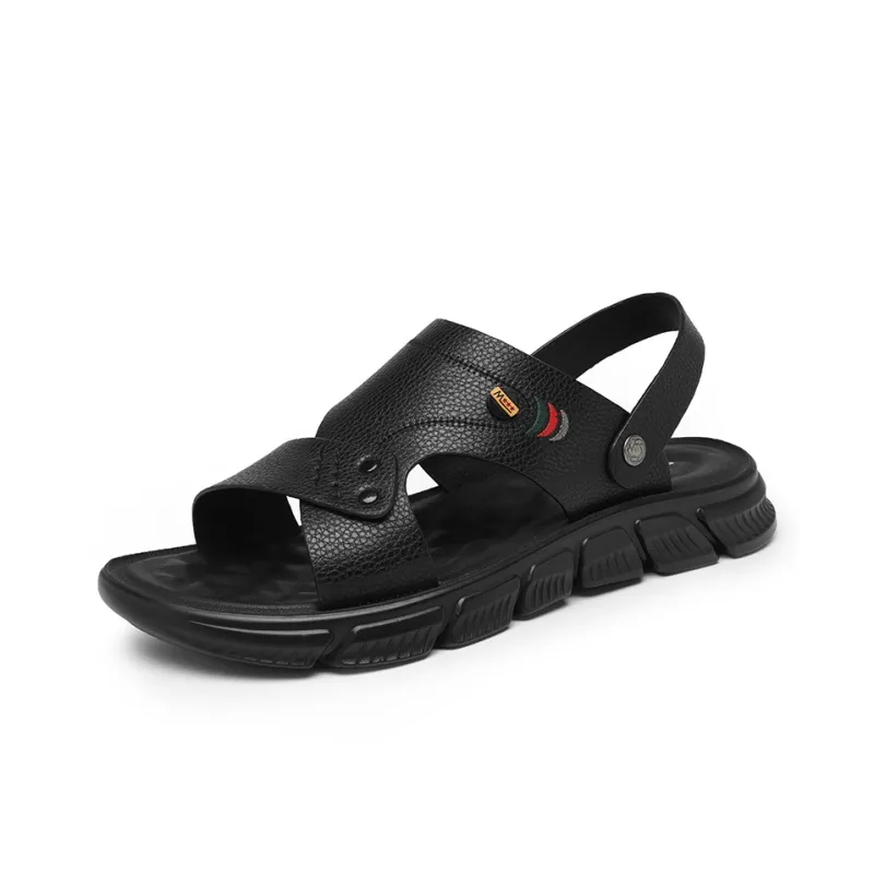 G.N.SHIJIA Beach Sandals Men Black/Brown-2