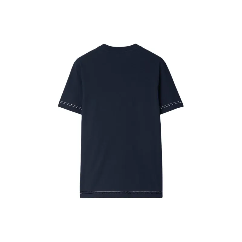 Burberry Contrast stitching Cotton T shirt-1