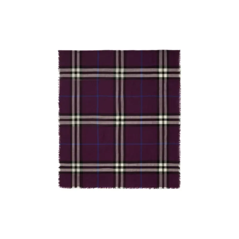 Burberry Check Wool Scarf-2