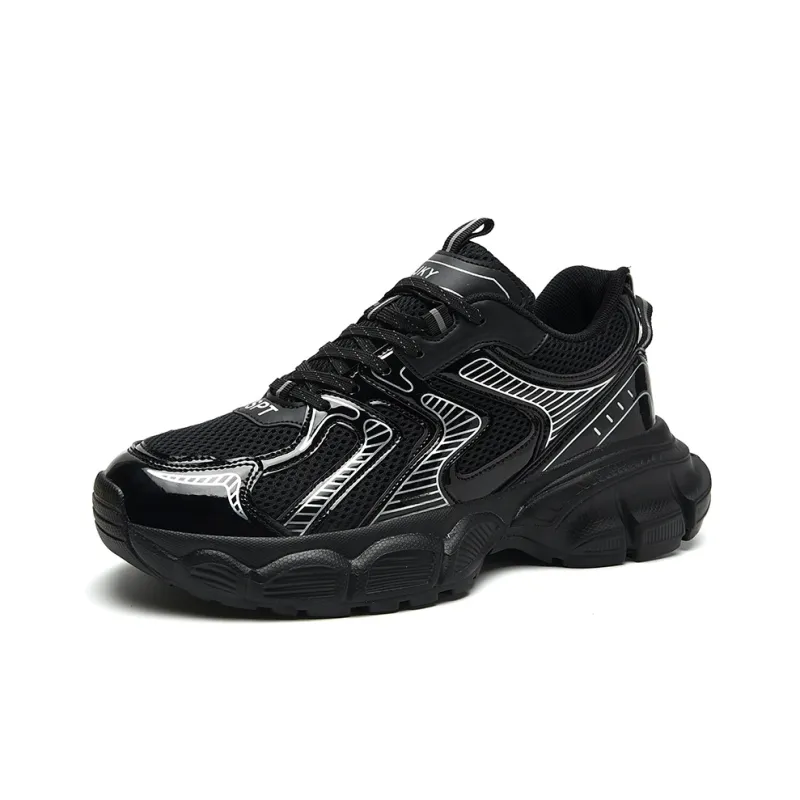 12345 Anti-Slip Wear-Resistant Breathable Height Increasing Low-Top Chunky Sneakers Men's-1
