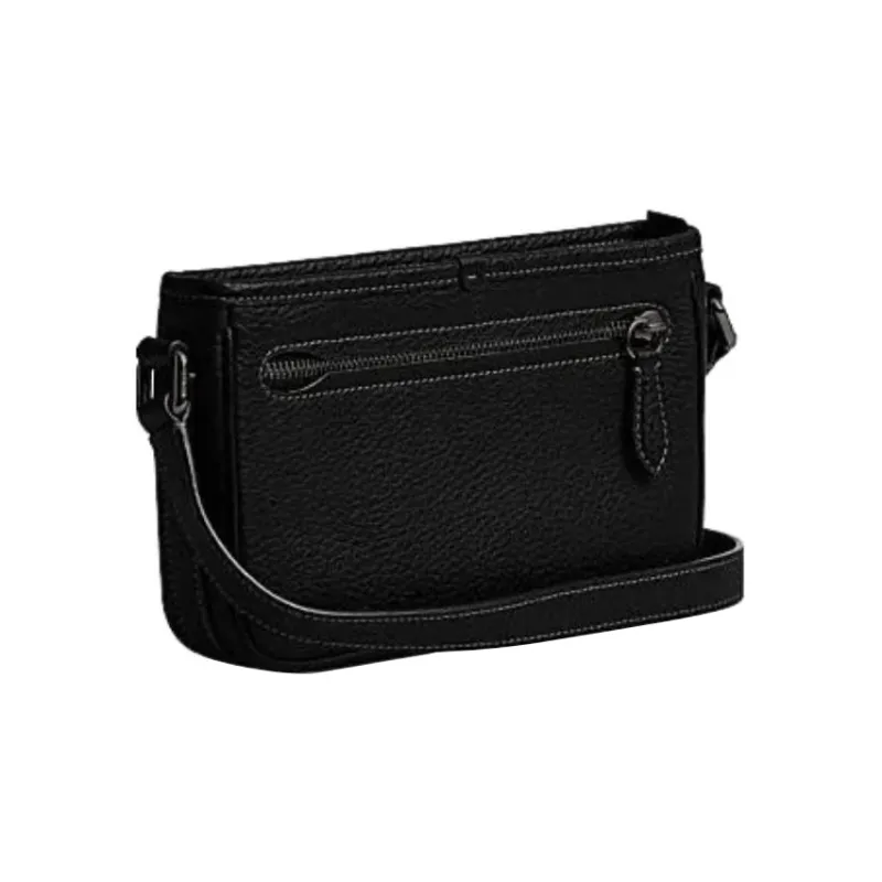COACH BECK Cow Leather Envelope Bag Shoulder Bag Crossbody Bag Regular Men's Black-1