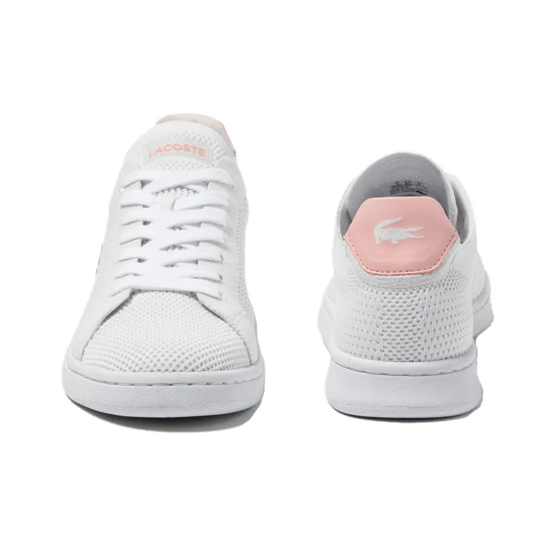 LACOSTE Carnaby Low Top Skateboard Shoes Women's White-3
