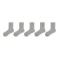 5 Pack Loose Cuff Socks Thickened (Light Gray)