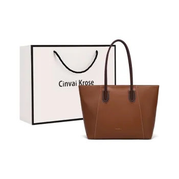Simvay Clos Cow Leather With Synthetic Leather Shoulder Bag Tote Bag Shoulder Bag Regular Women's