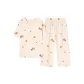 Cream Apricot Capri Pants